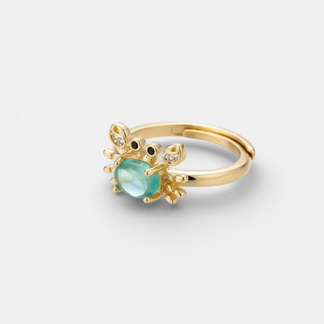 Valrine | Bague Femme Motif Crabe
