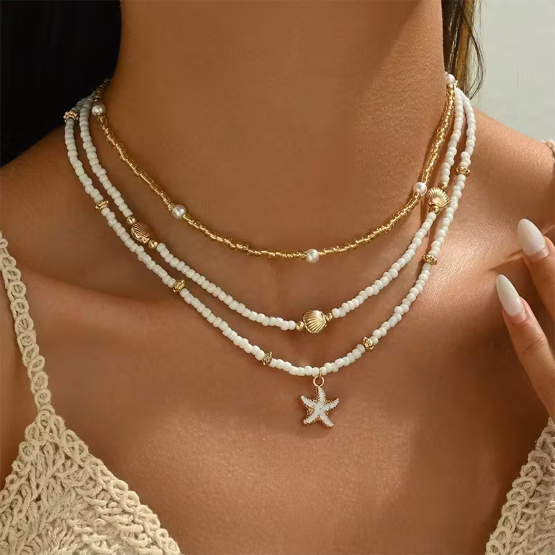 Valrine | Collier Femme Été 3 Pièces