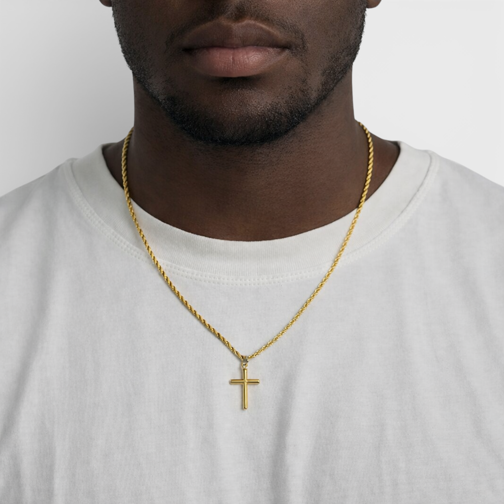 Valrine | Collier Homme Croix