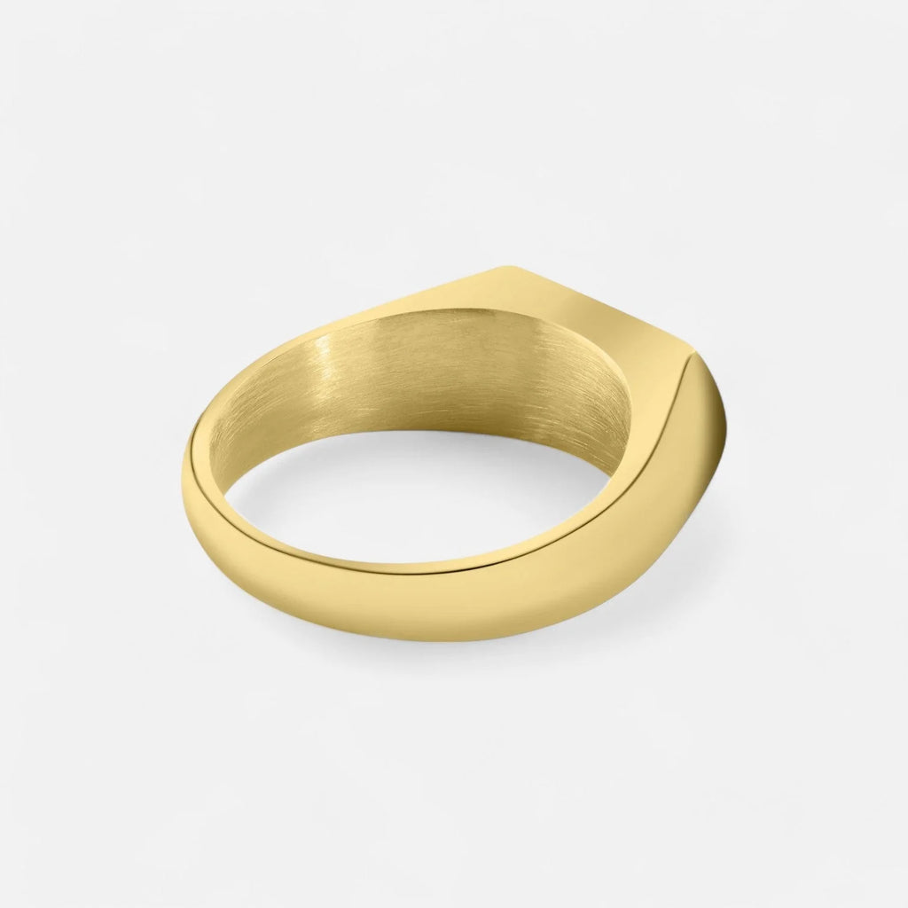 Valrine | Bague Chevalière Noire Pour Homme